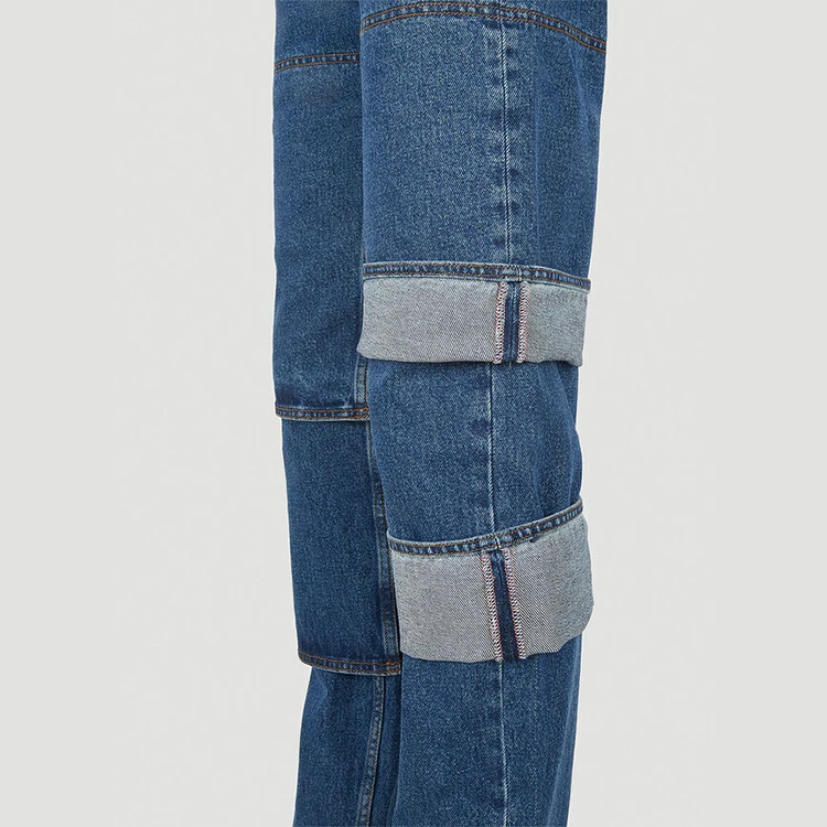 DiZNEW Straight Leg Judy Blue Double Hem Leg Jeans Men