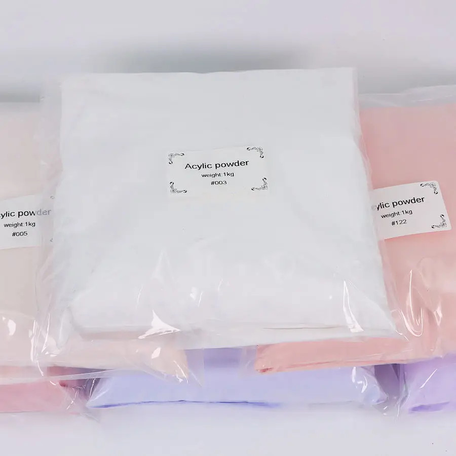 Bulk Private Label 2 in 1 Dipping Powder Glitter Nude Clear Acrylic Powder for Nails