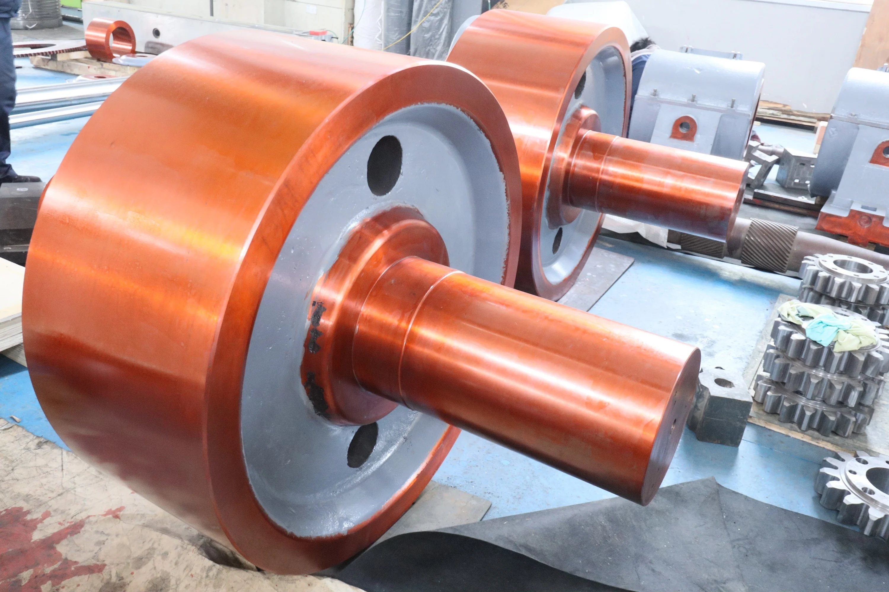 OEM Customized Heavy Duty Mill rolling mill rotary kiln Support Roller trunnion wheel
