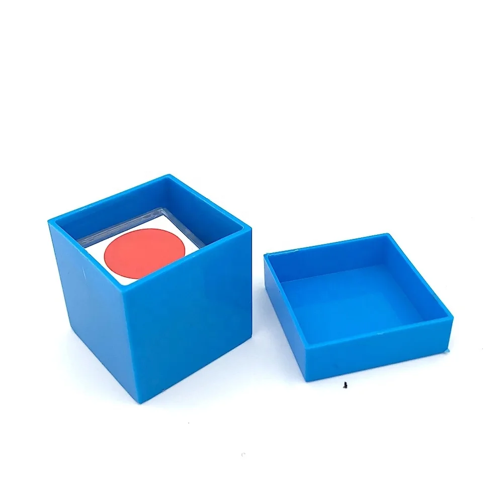 Таинственный Карманный магический трюк с цветным зрением и пластиковым цветным кубом идеально подходит для детей и молодых волшебников