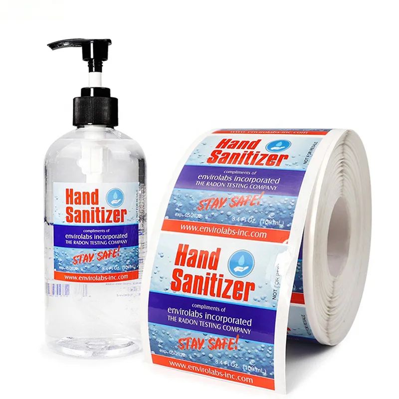 
 Customized  Bottle Seal Stickers Waterproof Packing Roll Labels Colorful CMYK Printing Sticker  