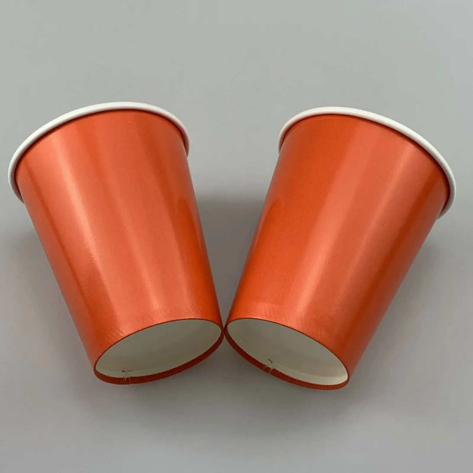 12oz Cold Drink Paper Cup Double Pe Coated Furit Paper Cup With Lid