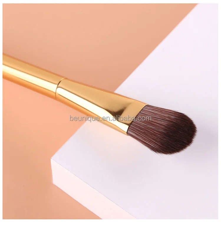 Professional Metal Handle Makeup Brush Set Kids Private Label Vegan Logo Custom Travel Luxury Gold Makeup Brush Set High Quality