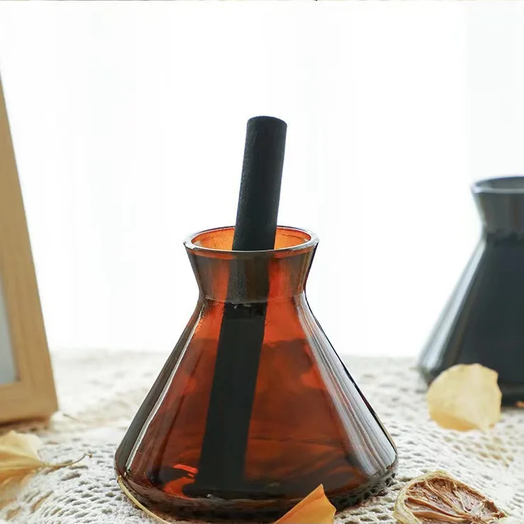 Aromatherapy Empty 200ml Frosted Glass Diffuser Bottle for Home Fragrance