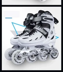 Factory OEM 3&4 Wheels Adjustable Size  Adults Urban Freestyle Fitness Slalom Hard-boot Inline Roller Skates