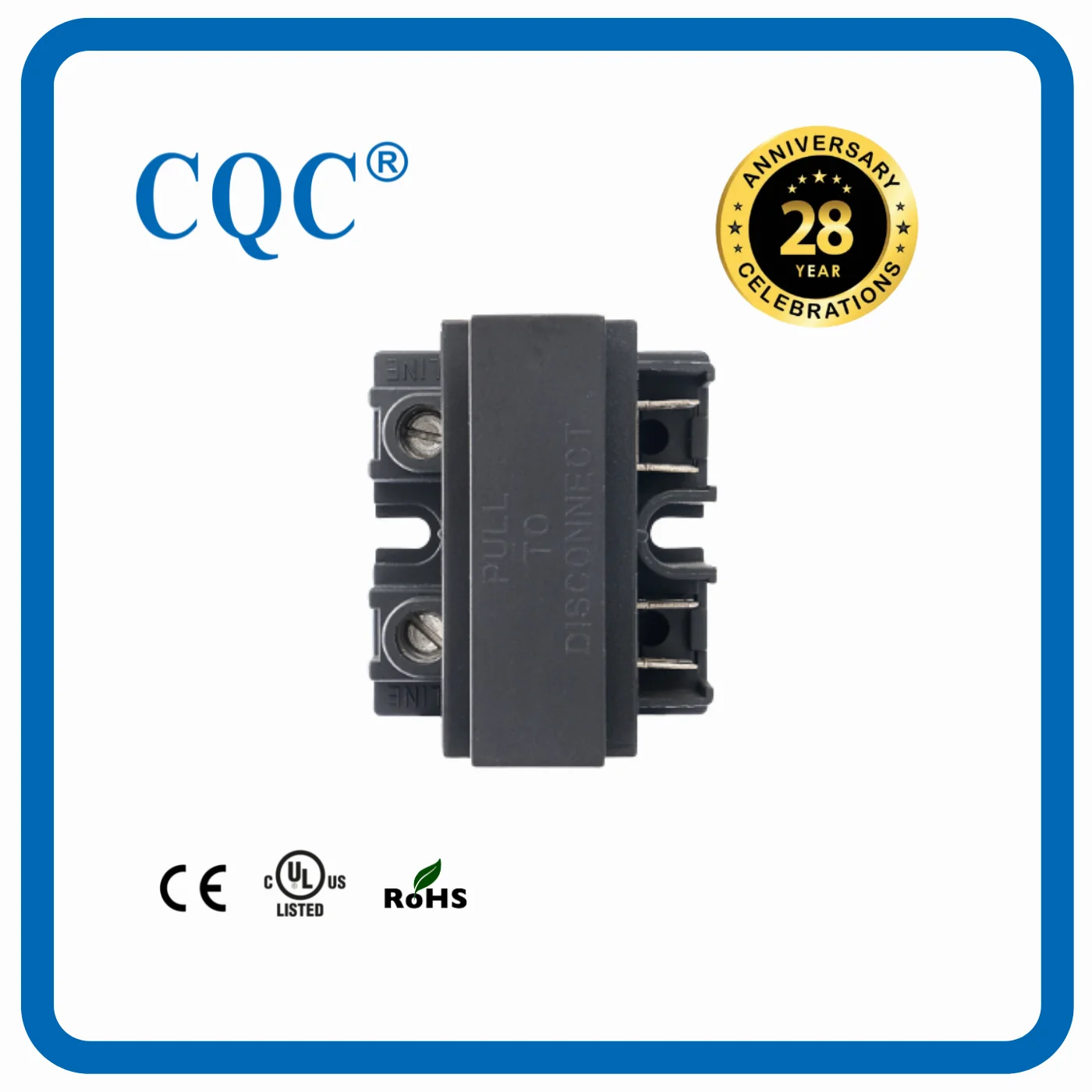 UL Approved hvac accessories - Pullout disconnector for outdoor control enclosure/panel CBL-2CQ