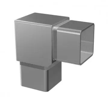 Square Aluminum 45 Degree Tube Pipe Connector