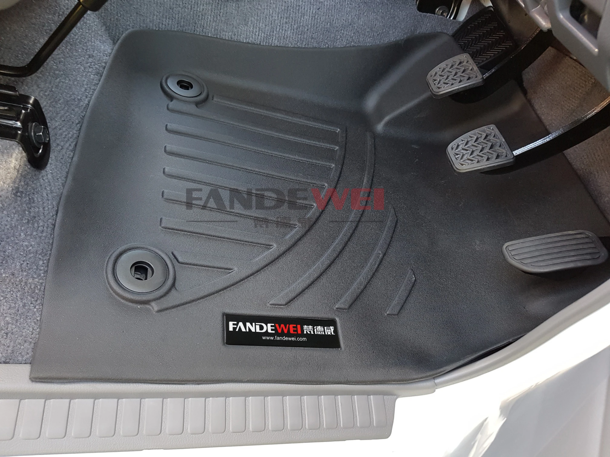 TPE TPV 5D Waterproof Left Hand Driving Automatic Car Floor Mat For Toyota FJ Cruiser LC100 150 200 300