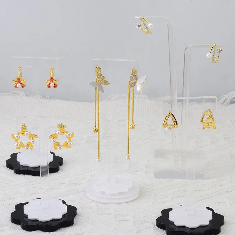 New Design Jewelry Wholesale 18 K Gold Plated Luxury Fresh Water Wedding Pearl 925 Silver Stud Earrings