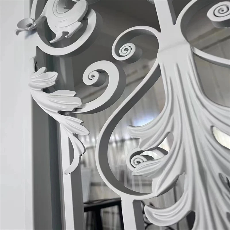 Of Home Made of Iron Sliding Door Frame 2022 Hot-selling Glass Metal Steel Fence Security Fence Panels Wrought Iron Garden Fence