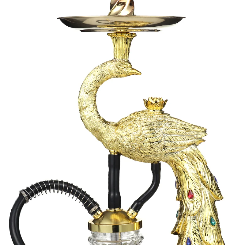 Wholesale Unique Shape Portable Hookah Hot Sale Available Customized Shisha Hookah With Led