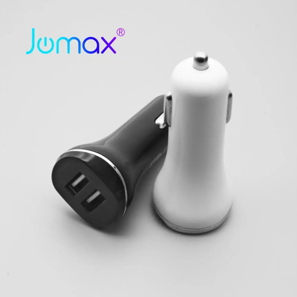 JUMAX QC3.0 portable fast charging car charger 2A 3.1A for mobile phone car accessories dual USB ports DC12 24V auto parts