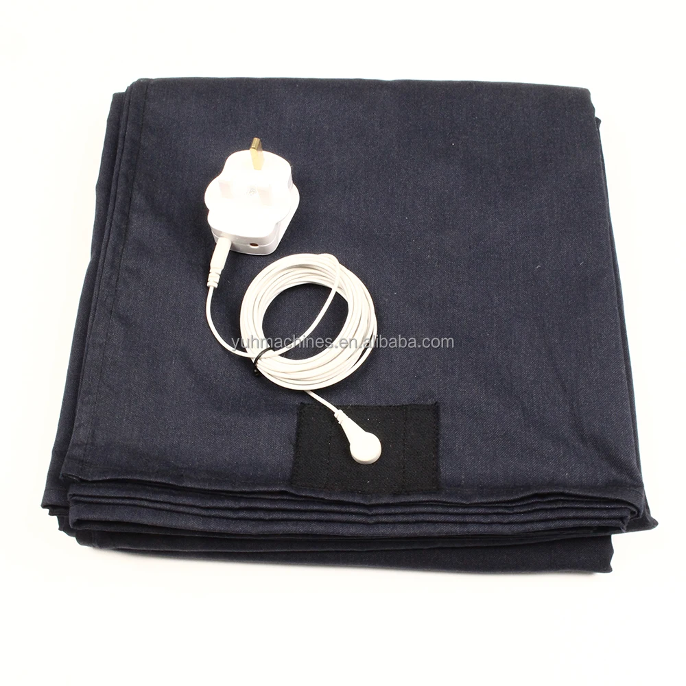 EMF BLOCKING Grounding Sheets with Grounding Cord - 30%stainless steel 35%cotton 35%polyester Conductive Sheet