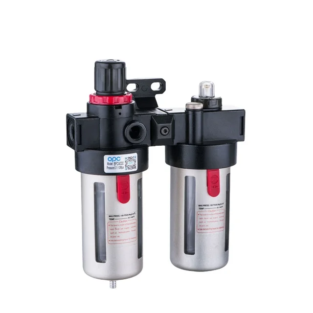 AFC & BFC Series Pneumatic Filter Regulator Lubricator Combination Other Pneumatic Tools  Air Filter FRL Combination