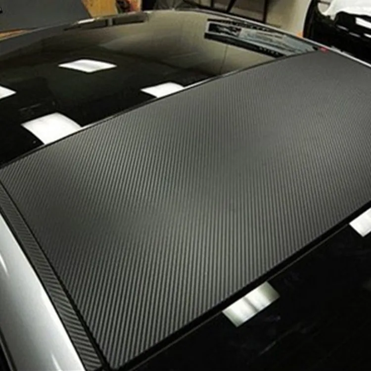 Car Vinyl Wrap Wholesale Auto Wrap Sticker Black Carbon Fiber Vinyl Roll