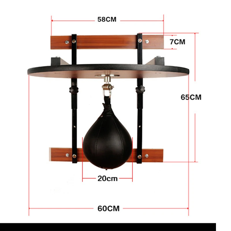 Cheap Heavy Duty Adjustable Platform Kit Vibration Optimize Rebound Reflex Ball Wall Mount Speed Bag Boxing set