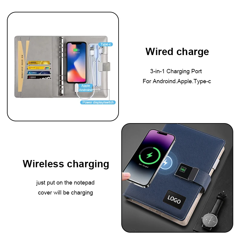 AI Sync Notebook Voice Sketch book AI Handwriting Notebook Cloud Pen Sound Recording Of Meetings Smart Notebook With Charging