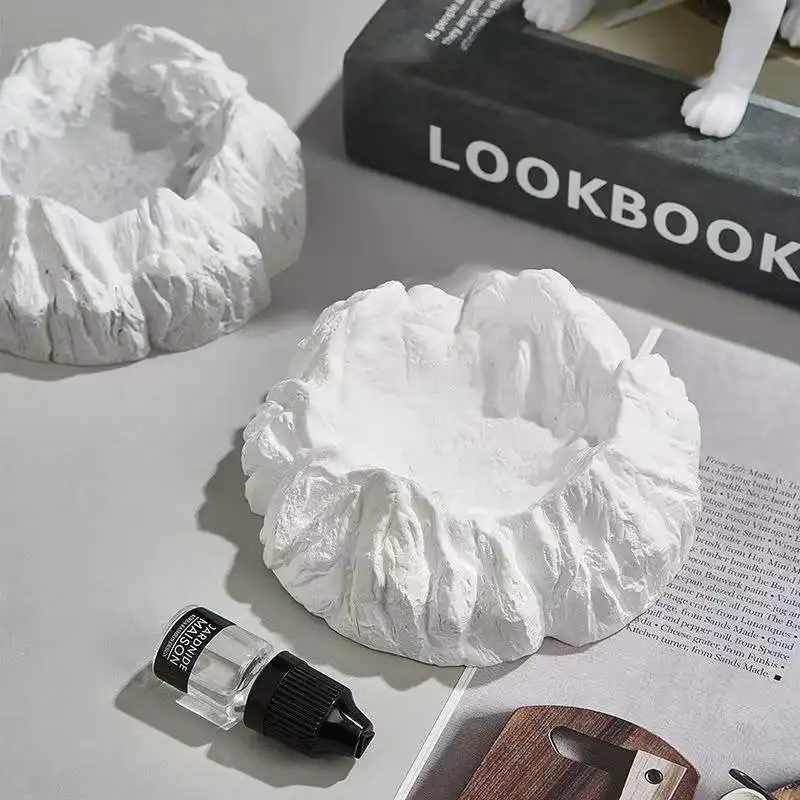 round Fragrant Stone Household Indoor Fire-Free Fragrance Essential Oil Aromatherapy Gypsum Candle Car Decoration