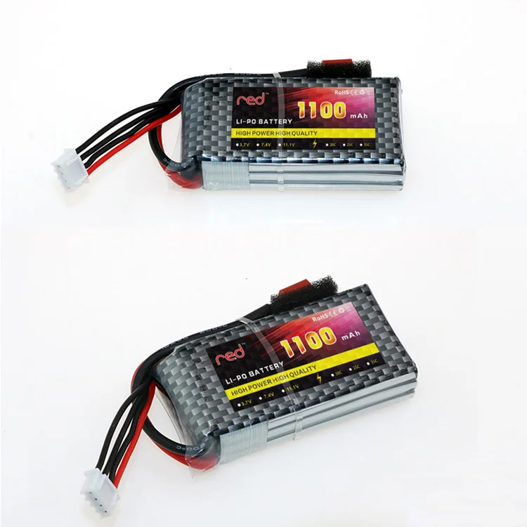 High Quality Drone Battery 7.4V 1100mAh 35C 60C 11.1V 14.8V 22.2V 22.8V Lipo Battery for RC Car Drone Boat UAV FPV Quadcopter