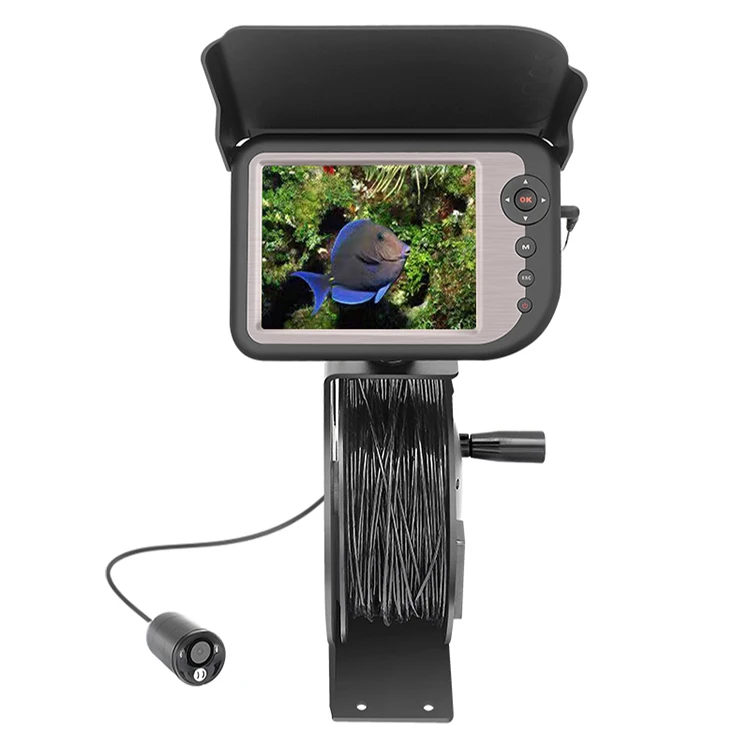 
Manufacture HD 5 inches 100M portable underwater fishing camera 