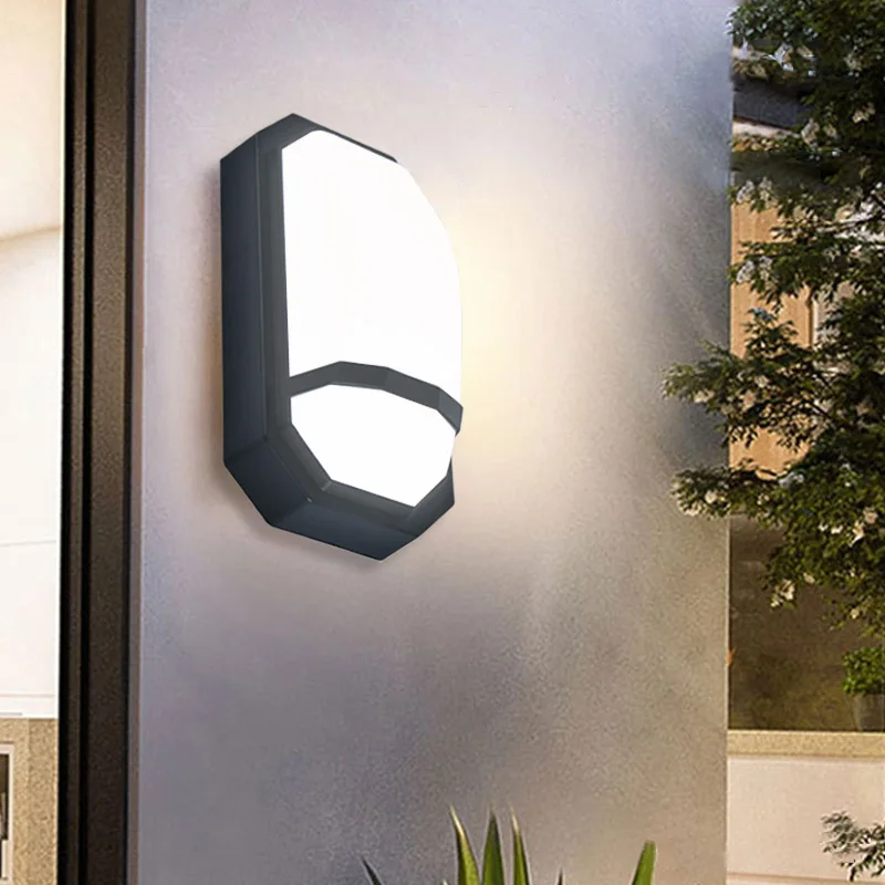 Modern Style Safety Wall Lamps Aluminum Led Waterproof Ip65 Outdoor Wall Lights Fixtures