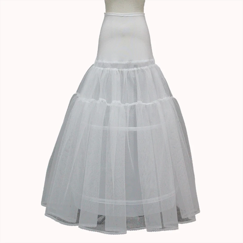 
P6214 wholesale Bouffant Petticoat Crinoline with TWO Hoops elastic waist 