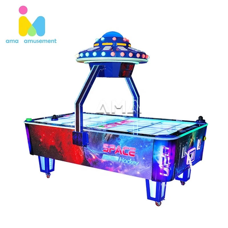 AMA 2 Players Electric Air Hockey Table For Adults Coin Operated Lottery Game Machine
