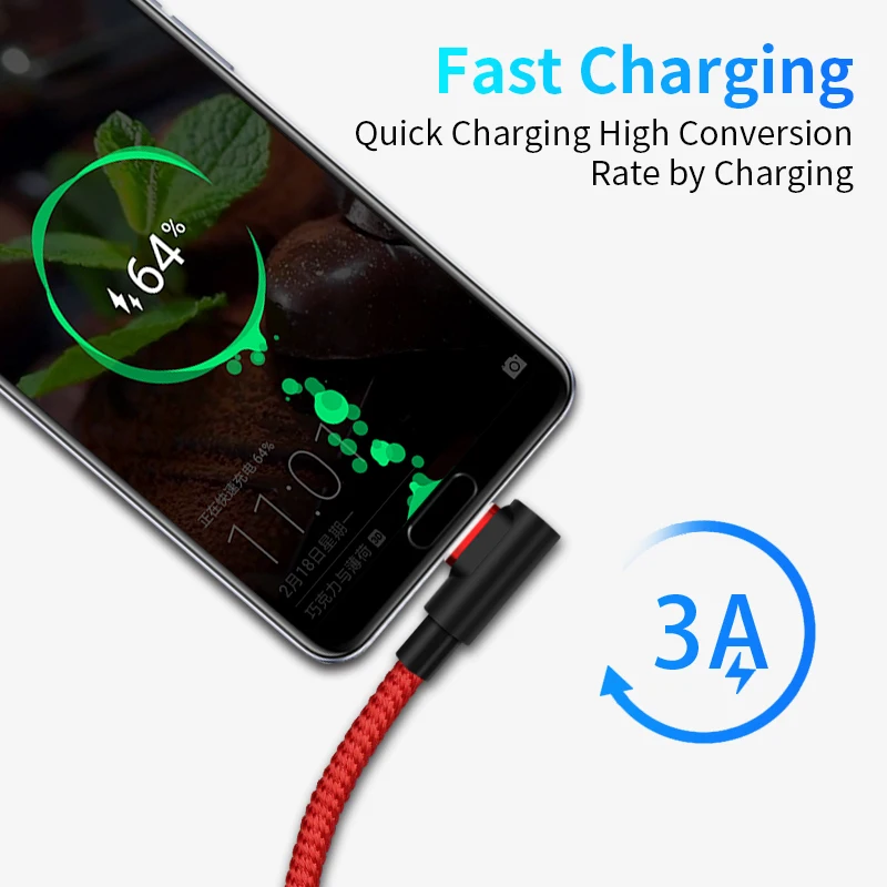  E04 Магнитный кабель для iPhone Samsung Xiaomi Micro USB Type C быстрой зарядки мобильного телефона