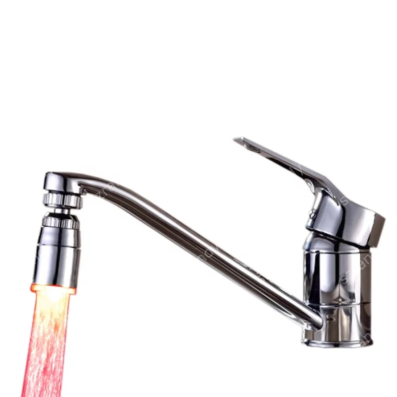 Single Green Color LED Water Saver Shower Aerator