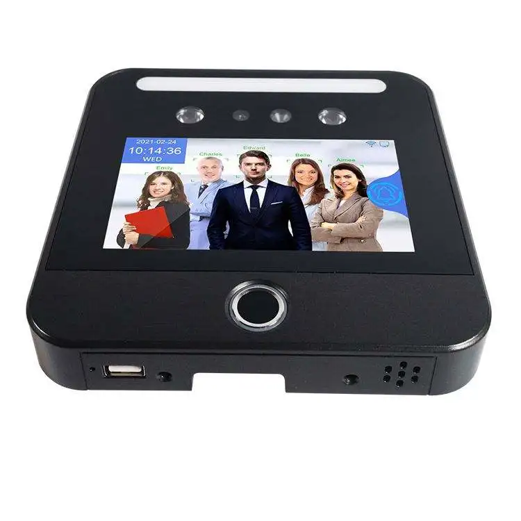Biometric Facial Time Clock Face Recognition Fingerprint Simple Door Access Control Time Attendance Machine