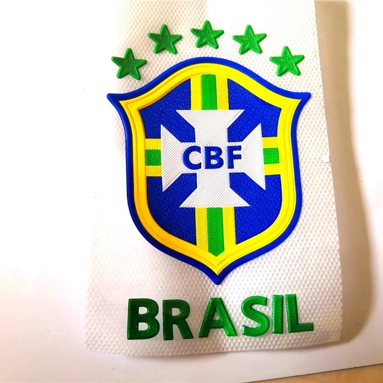 2022 бразильская термопечать дизайн под заказ 3D клуб Спорт логотип ТПУ ПВХ патч