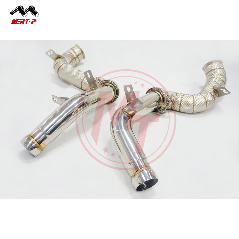  Mertop Racing 3 5 'W213 AMG E63 E63S M177 4 0 T V8 водосточная труба без катка с тепловым экраном 2016