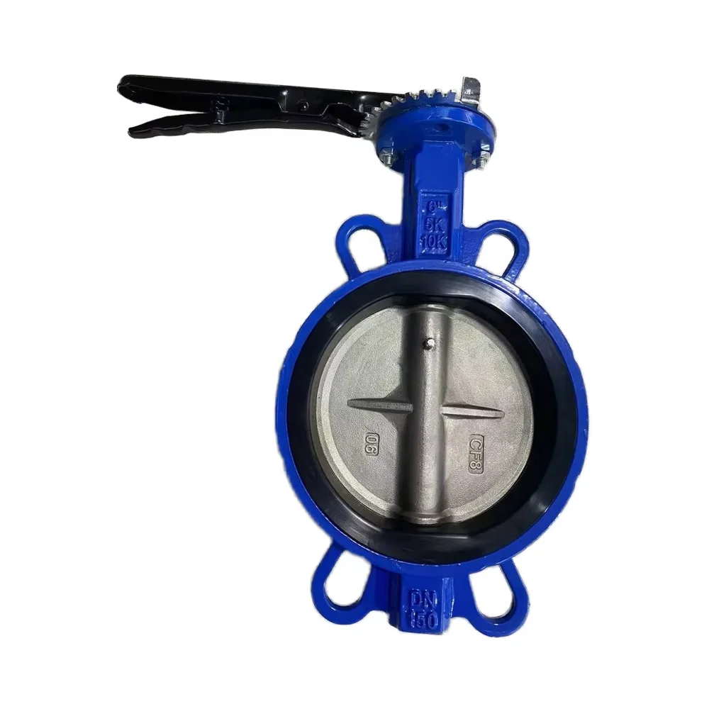 Two-Way DISC Butterfly Valve Vertical Plate Design Ductile Iron Stainless Steel Handle Manual Power Water Control General