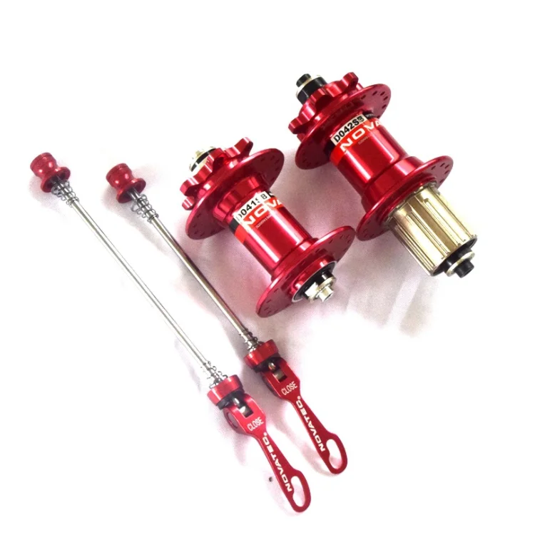 NOVATEC Mountain dish Temple bearing bike hub D041SB/D042SB four shaft leather Bike