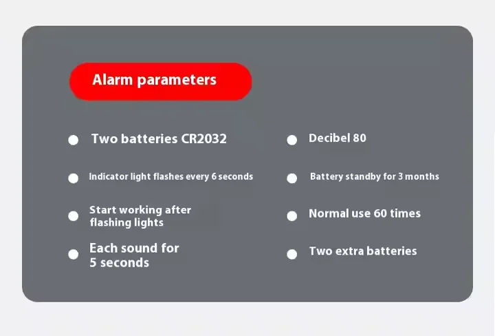 Portable Aluminum Alloy Travel Security Door Stop Alarm with Siren and Heavy Duty Free Punch Door Stopper