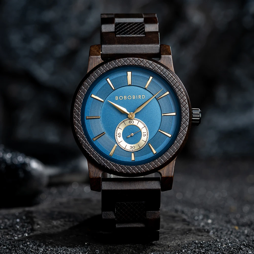 2023 BOBO BIRD Eco-Fashion low moq  dropshipping classic wholesale quartz watch wood oem chronograph watch