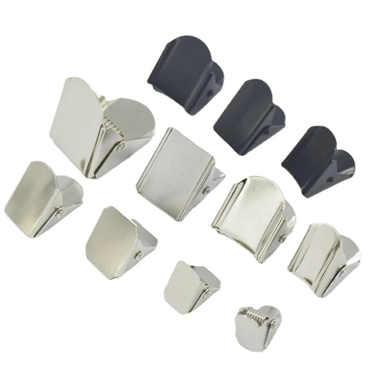 Metal Id Badge Holder Clip Badge Holder With Holes for Pet Collars