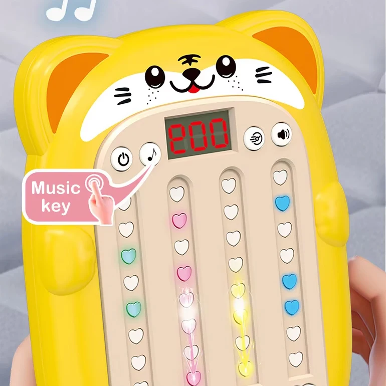 2024 Kids new finger quick beat rhythm machine toys electric scoring cartoon music rhythm machine toys