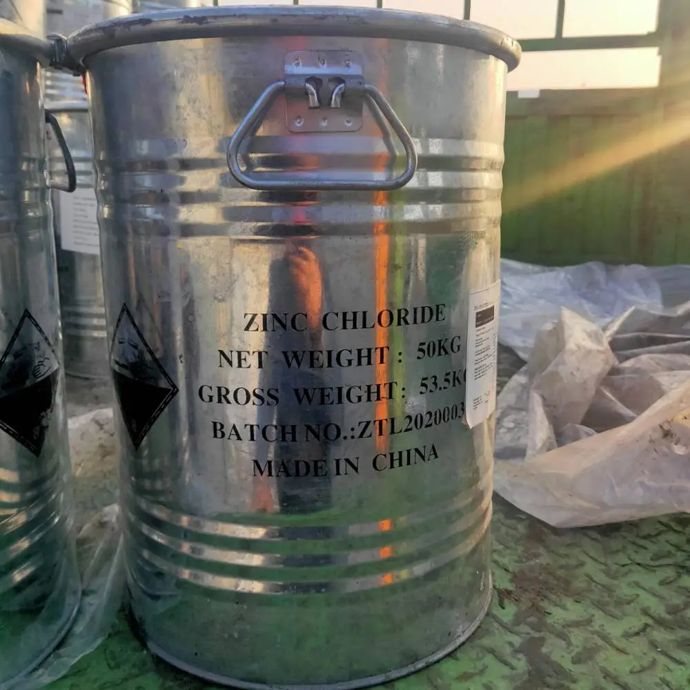 Высококачественный хлорид цинка 98% Cas No:7646-85-7 используется для оцинковки