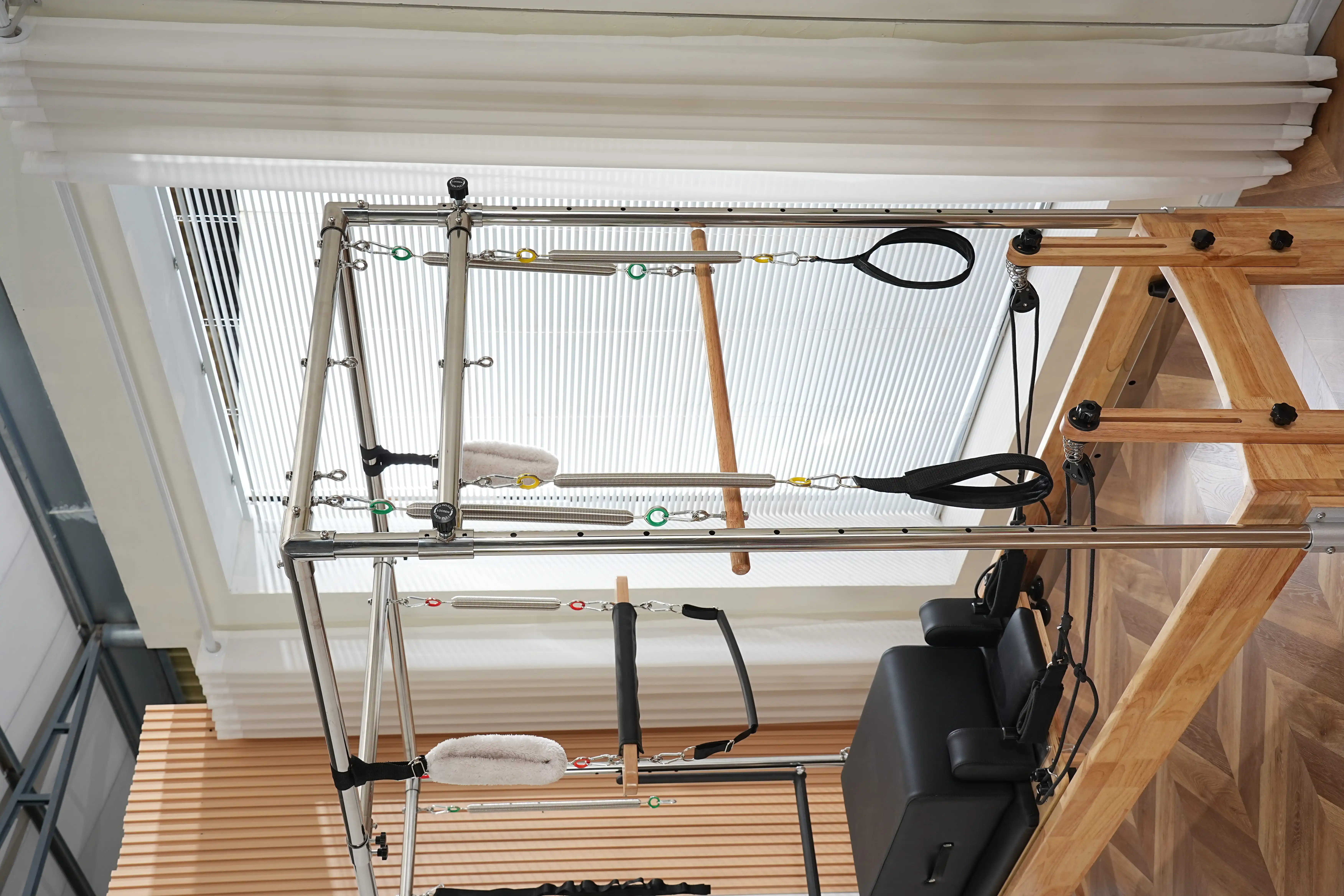 Home Fitness Essential Multi-Functional Pilates Reformer Bed All Around Workout and Rehabilitation