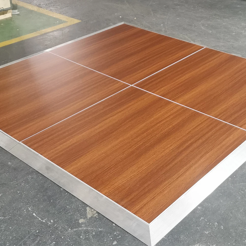 ANYCASE Wood flooring 4x4 Easy Install 3x3 Plywood Outdoor Wood Tent dance floor for weddings events