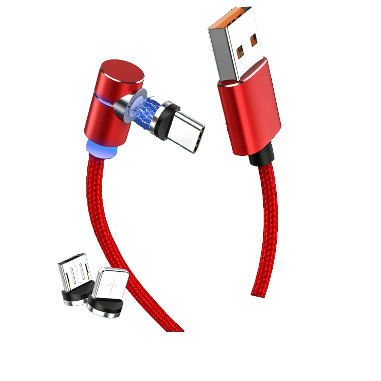 Custom Large Mobile Keyboard High Quality Type C Nylon USB Cable Fast Charging Magnetic Data Cable
