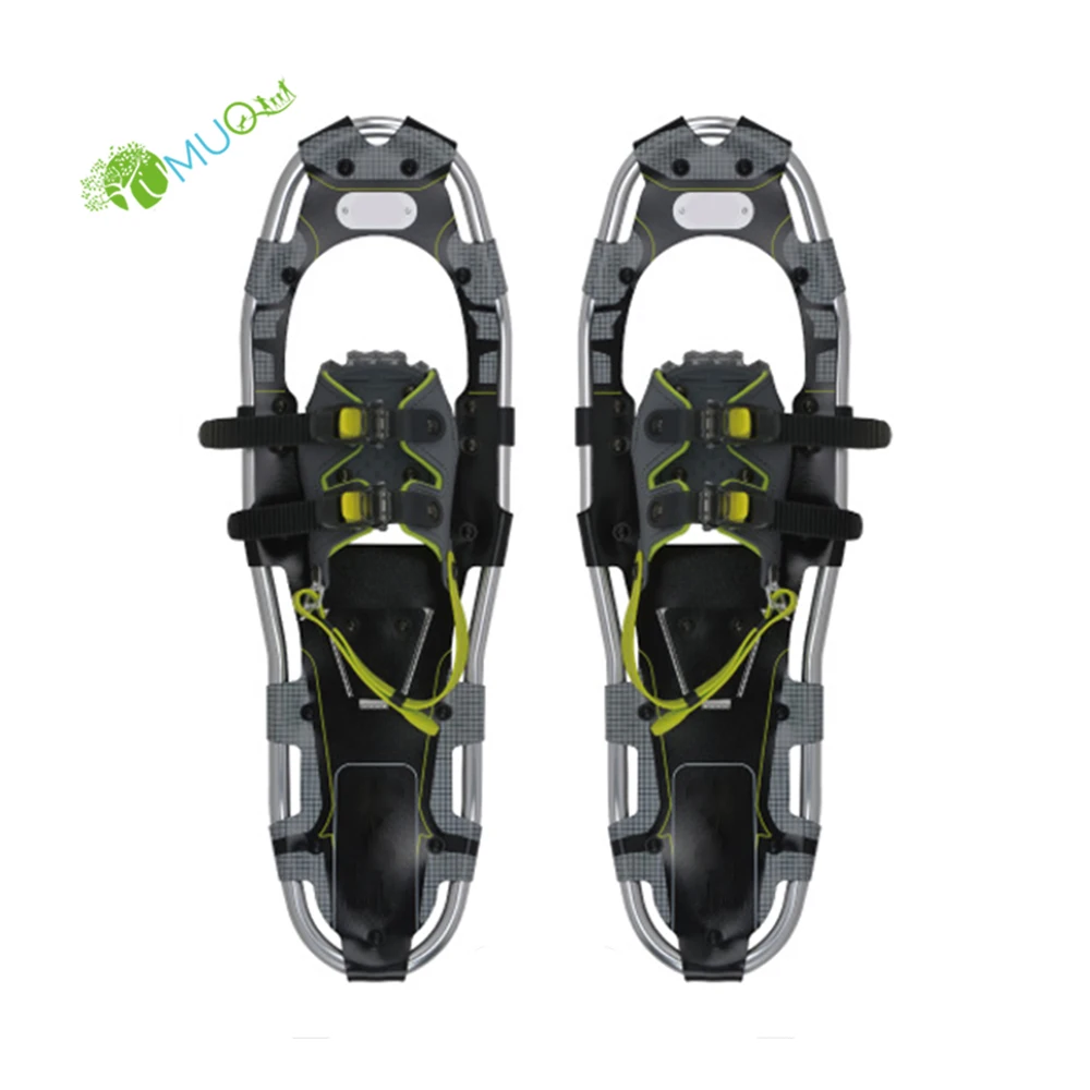 
YumuQ All Terrain Snowshoes Aluminum HDPE Decking Lightweight Snowshoes Multiple Sizes for Mountain and Hiking 