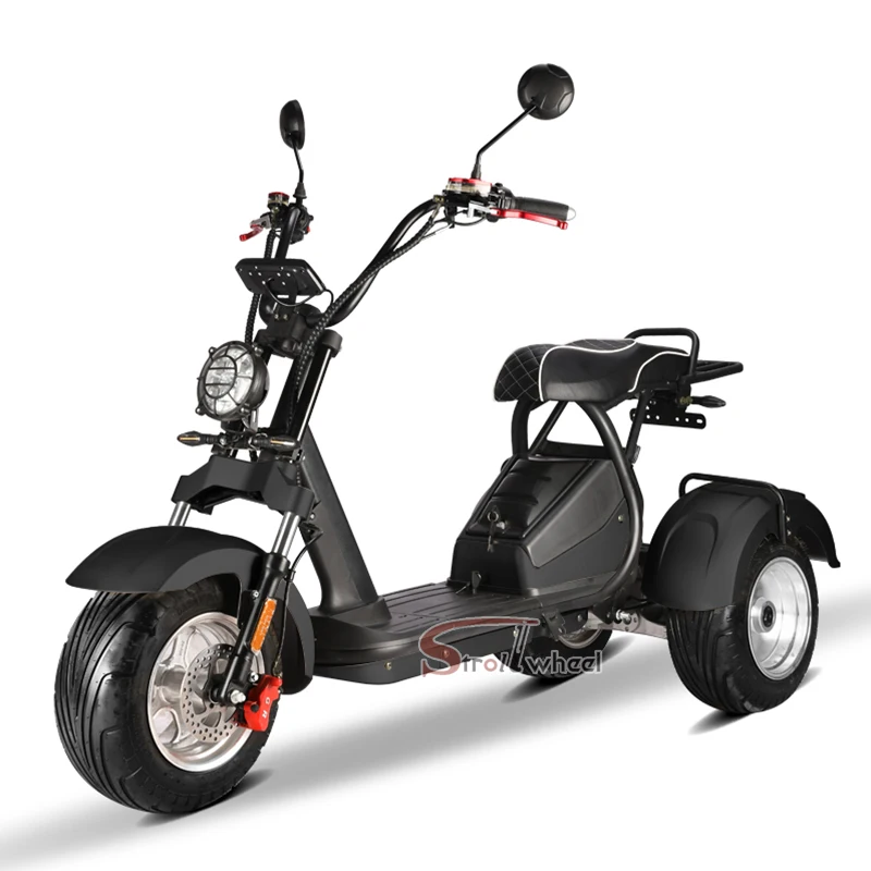 eu warehouse 3 wheel electric scooter citycoco 4000w 60v 40ah battery electric chopper motorcycle three wheel electric tricycle