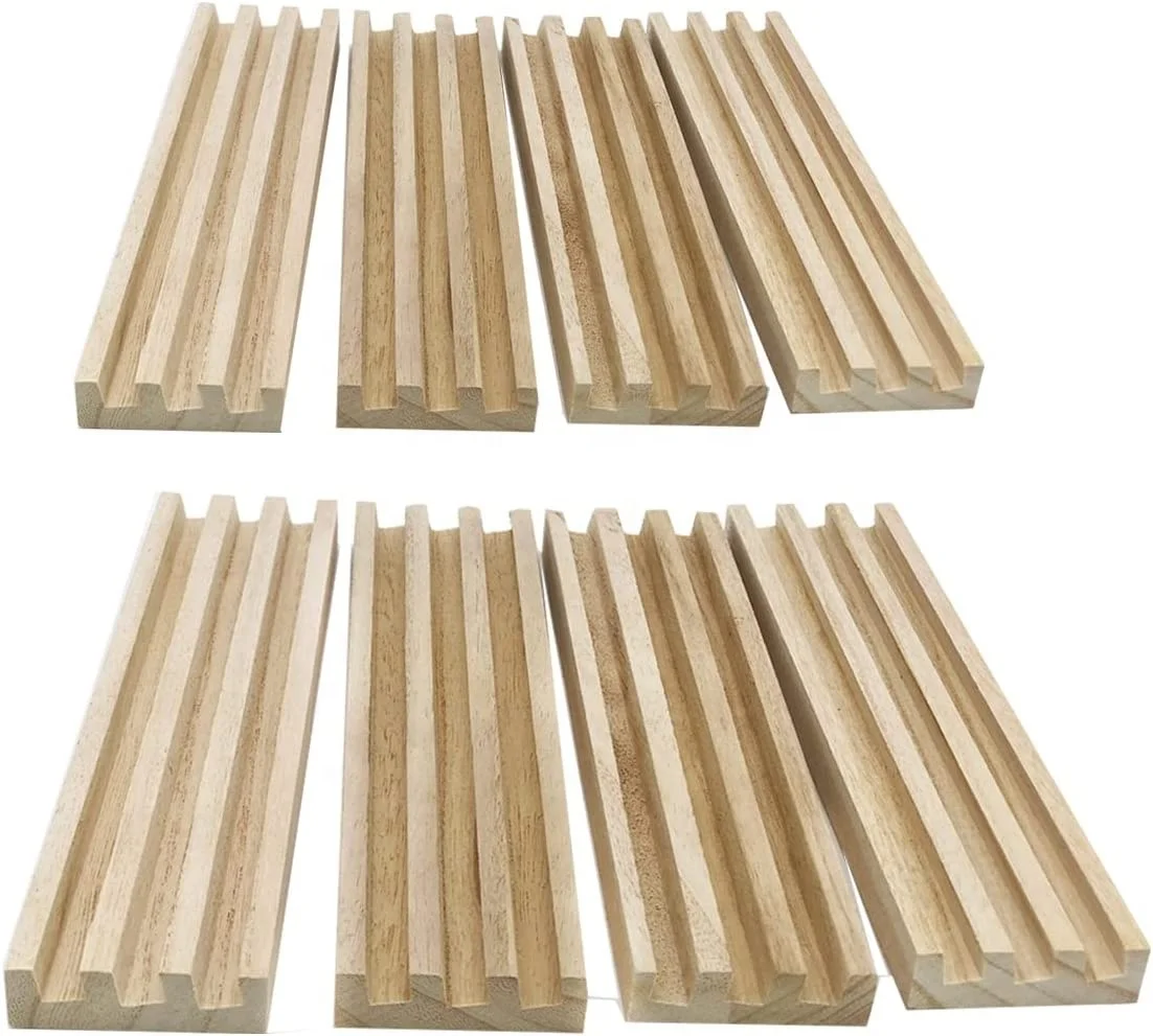 Wooden Domino Tray Rack Mexican Train Wooden Pallet Rack Chicken Feet Wooden Storage Rack, Dominoes Not Included