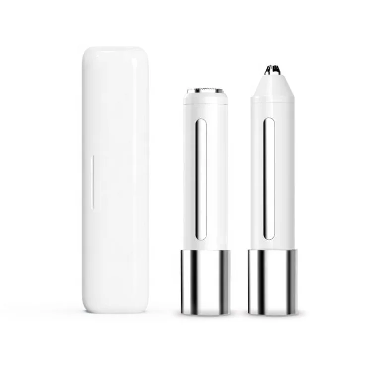 Женский Электрический мини-эпилятор UF 2 в 1 с USB безболезненный эпилятор триммер для удаления волос Триммер носа и бровей