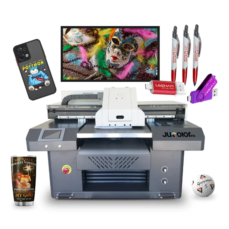 43*60cm 4060 Impresora UV Drucker Color Printer Machine MDF Plastic Bottle Metal Phone Case A2 Flatbed UV Printer Price