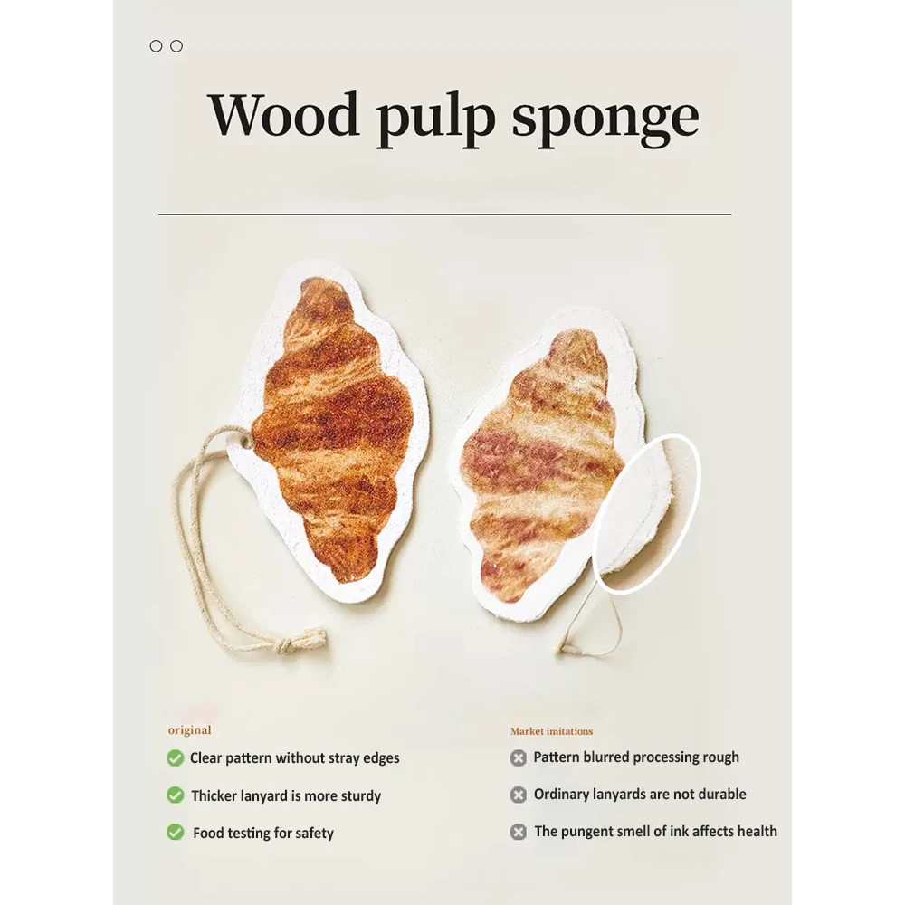 Wholesale Custom Eco Friendly Dish Washing Kitchen Kitchen Compressed Cellulose Cleaning Sponge