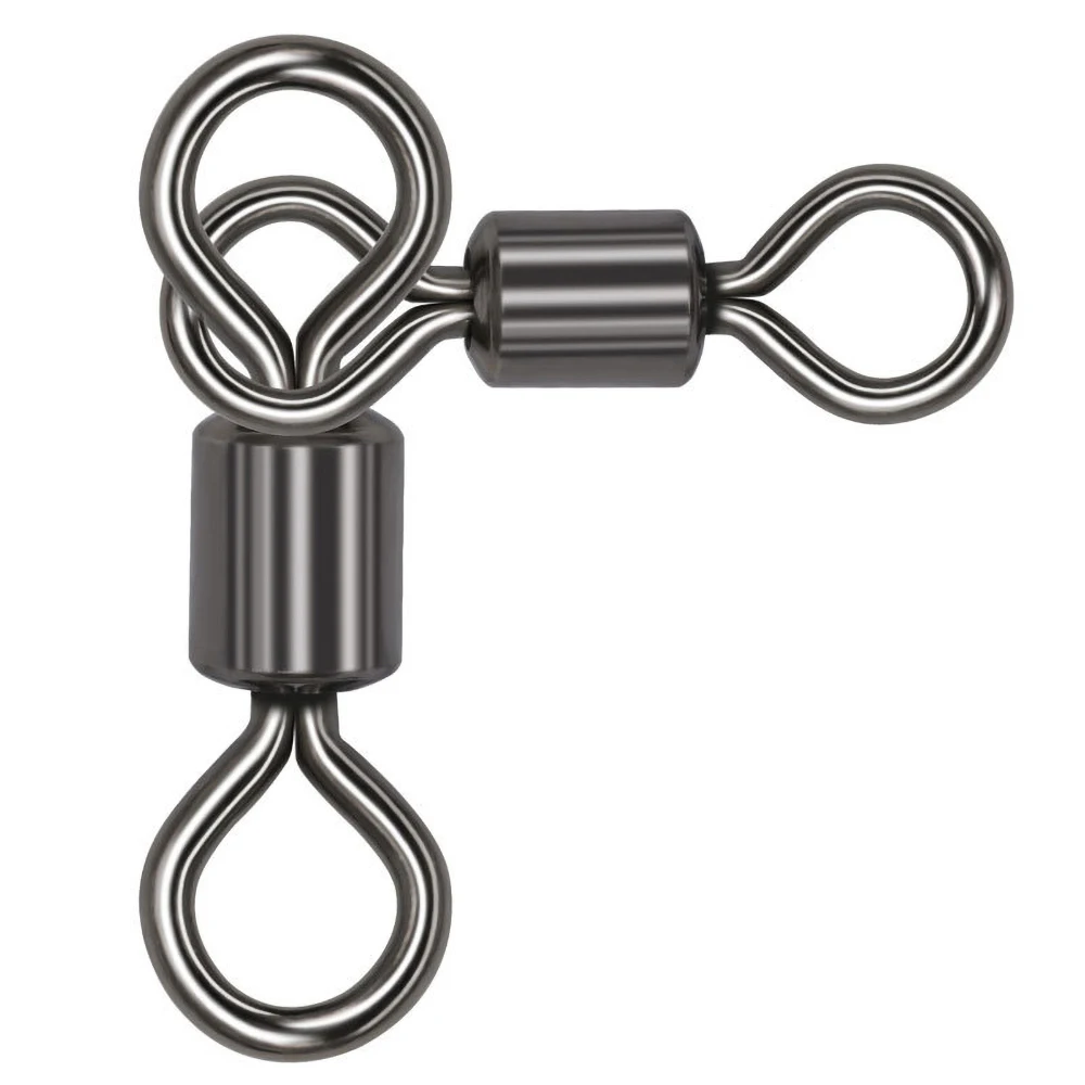 FTK Rolling Triangle Joint Rolling Swivels Fishing Equipment