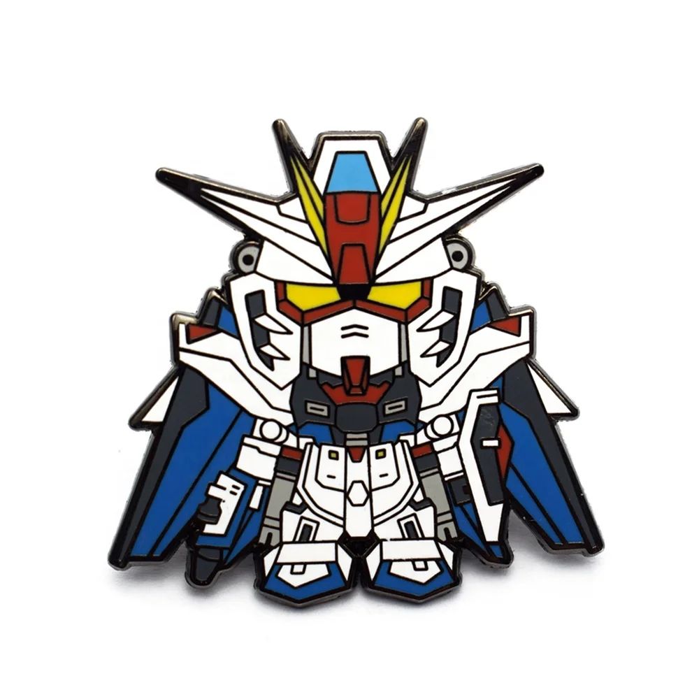 Cartoon character custom pins friends enamel polish badges metal craft lapel pins